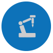 Icono automatización y robotica
